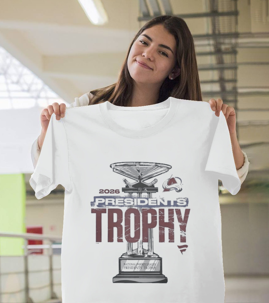 Colorado Avalanche 2026 NHL Presidents' Trophy Winner T-Shirt