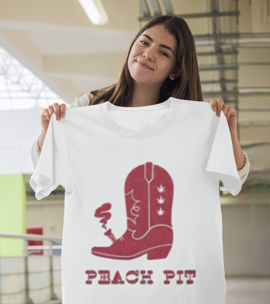 Peach Pit Boot Bong Iconic Music T-Shirt