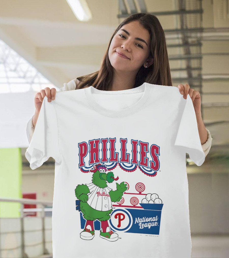 Philadelphia Phillies 2026 Step Back Up Phillies Phanatic National League T-Shirt