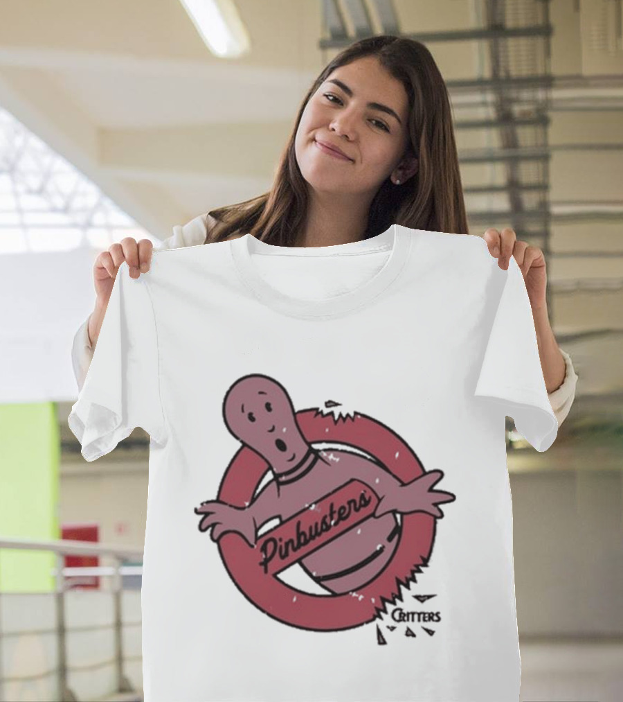 Pinbusters Parody Bowling Ghost T-Shirt