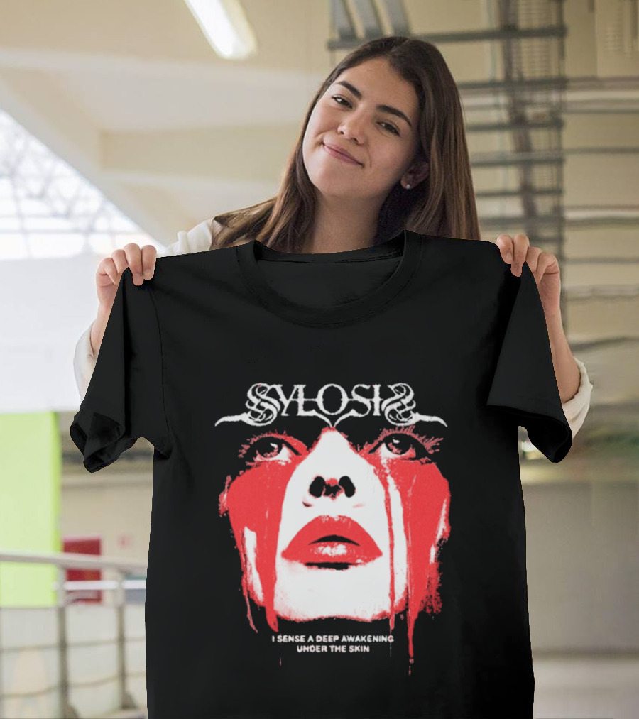 Sylosis I Sense A Deep Awakening Under The Skin Blood Tears Face T-Shirt