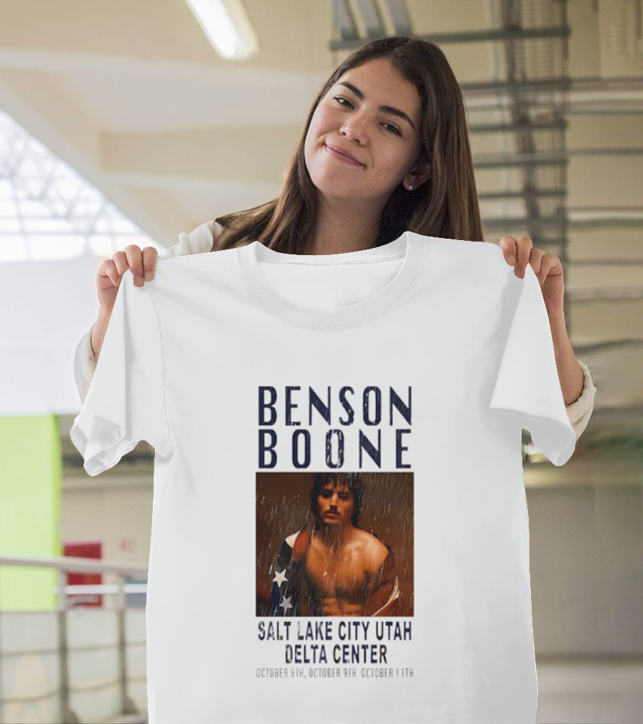 Benson Boone Salt Lake City Utah Delta Center October 8th 9th 11th T-Shirt