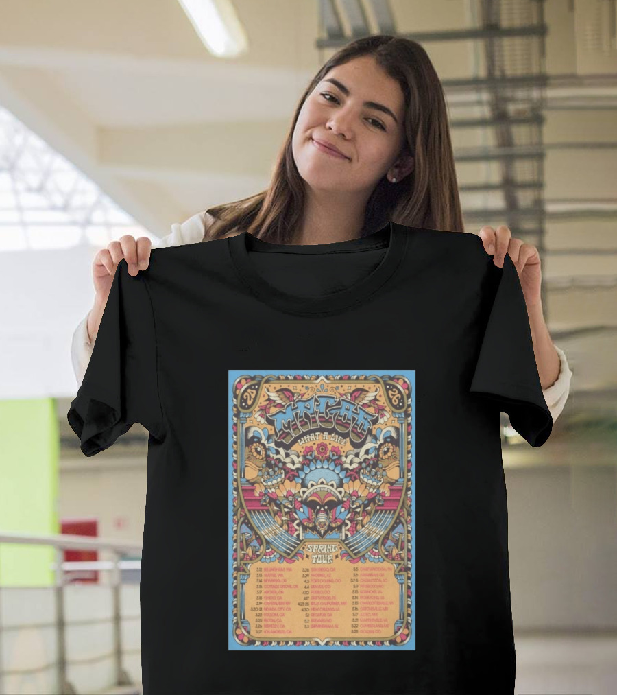 Magoo What a Life Spring Tour 2026 Vintage Festival Dates T-Shirt