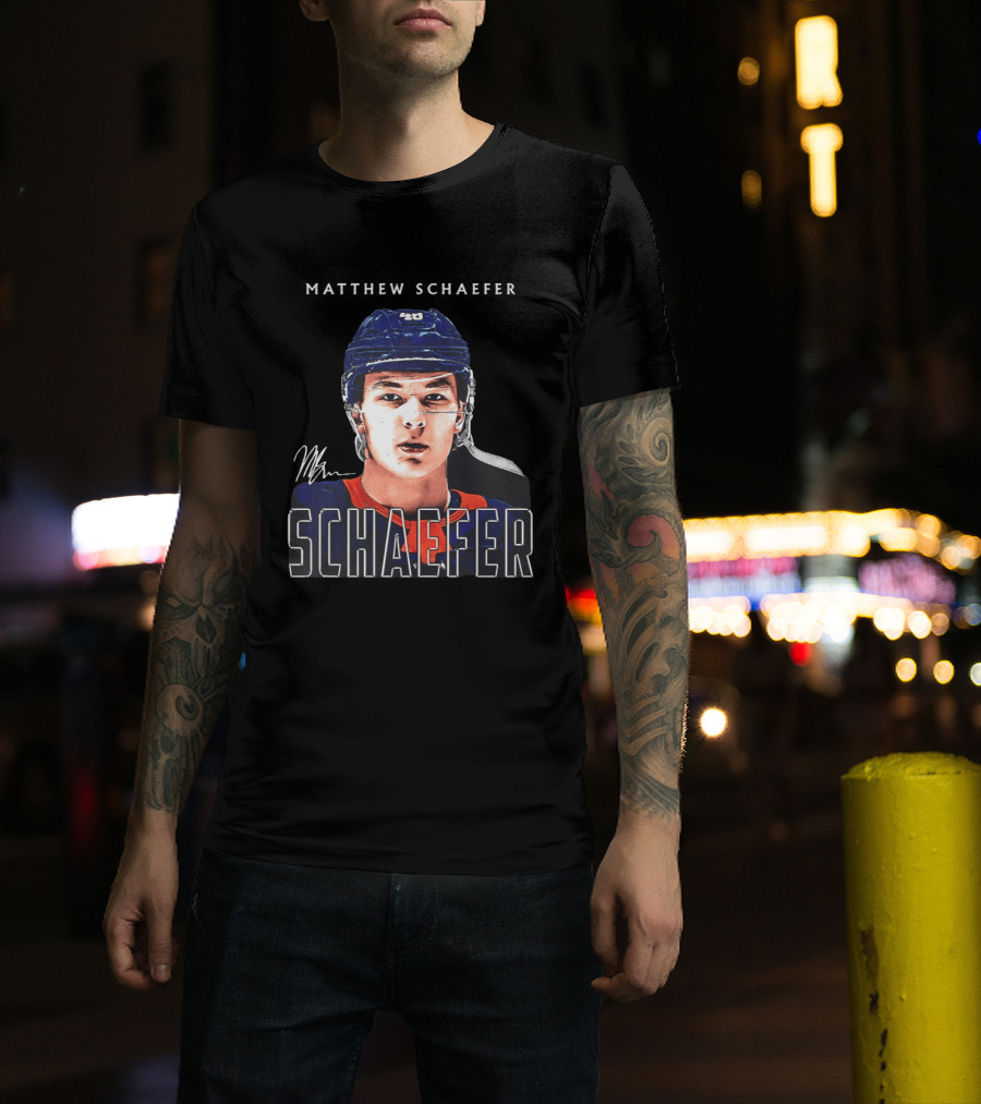 Schaefer 40 NY Islanders Hockey Player T-Shirt