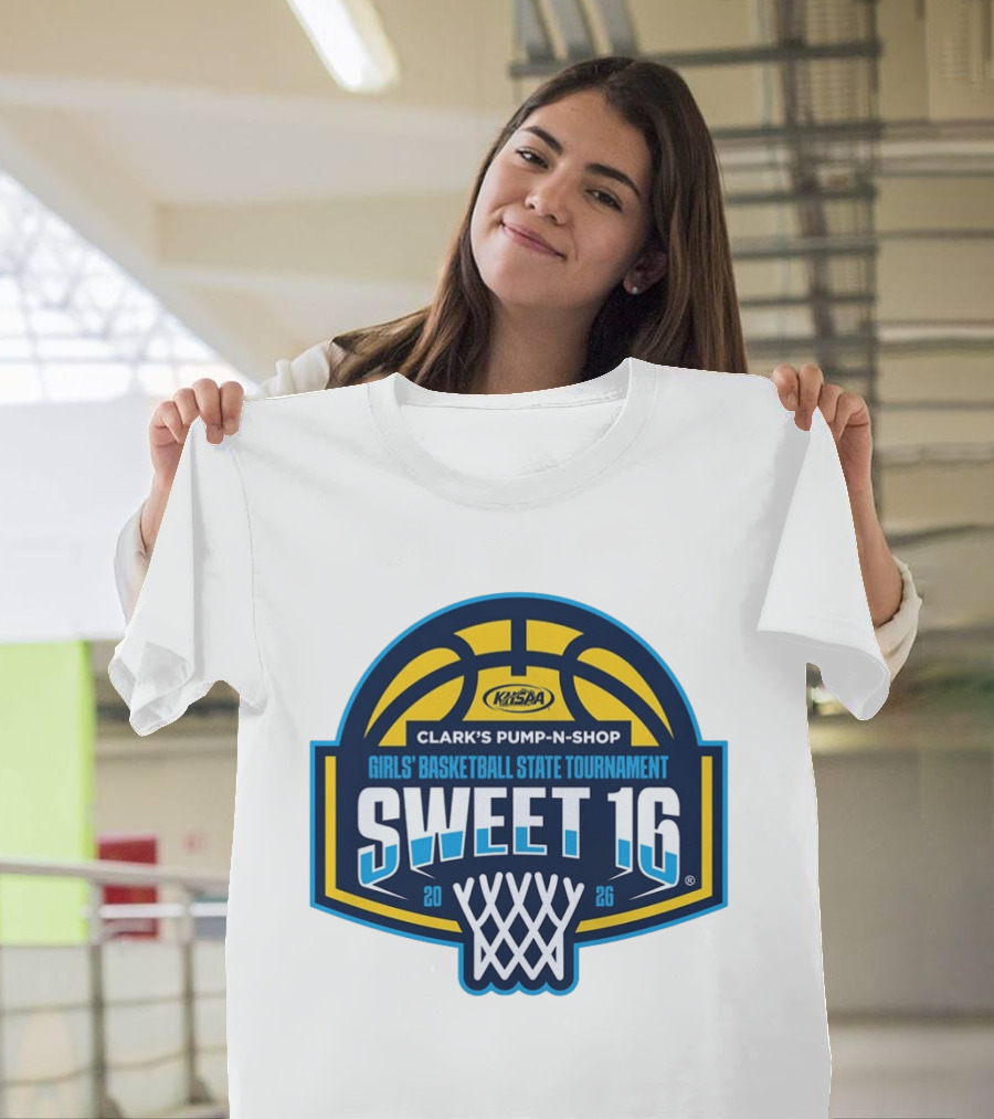 Sweet 16 KHSAA Clark's Pump N Shop Girls' Basketball State Tournament 2026 T-Shirt