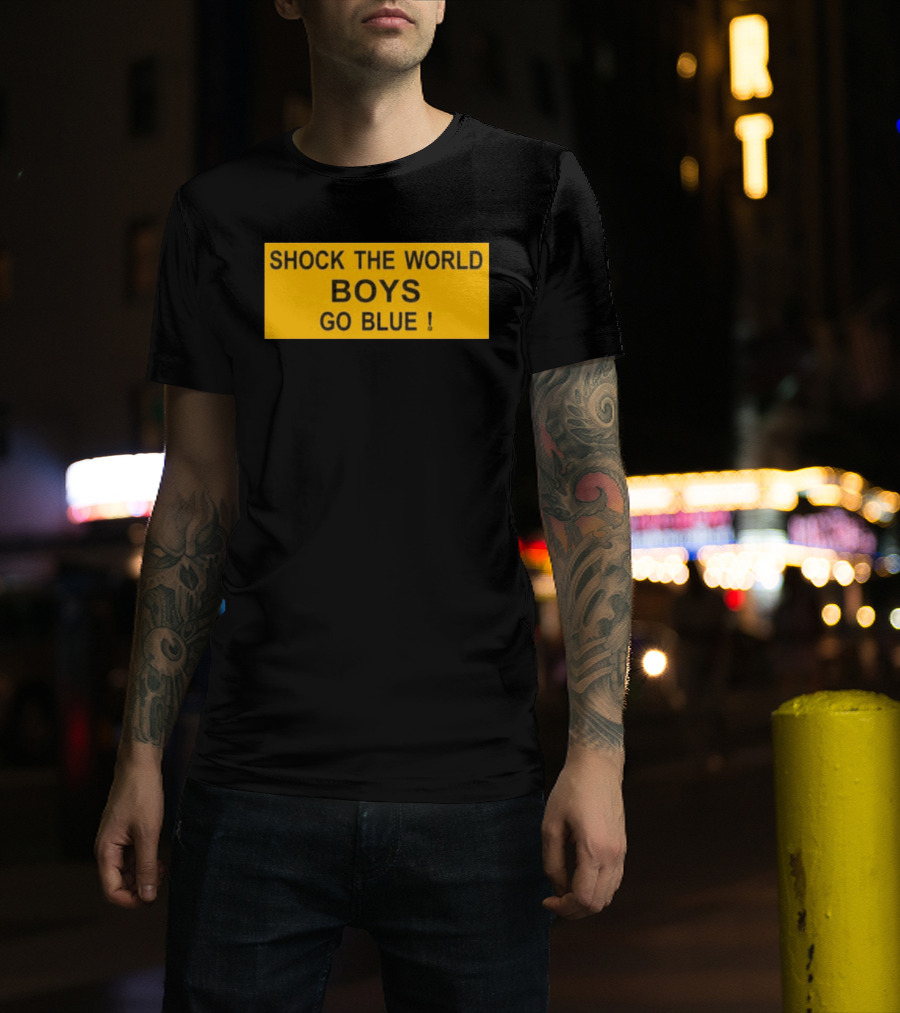 Shock The World Boys Go Blue T-Shirt