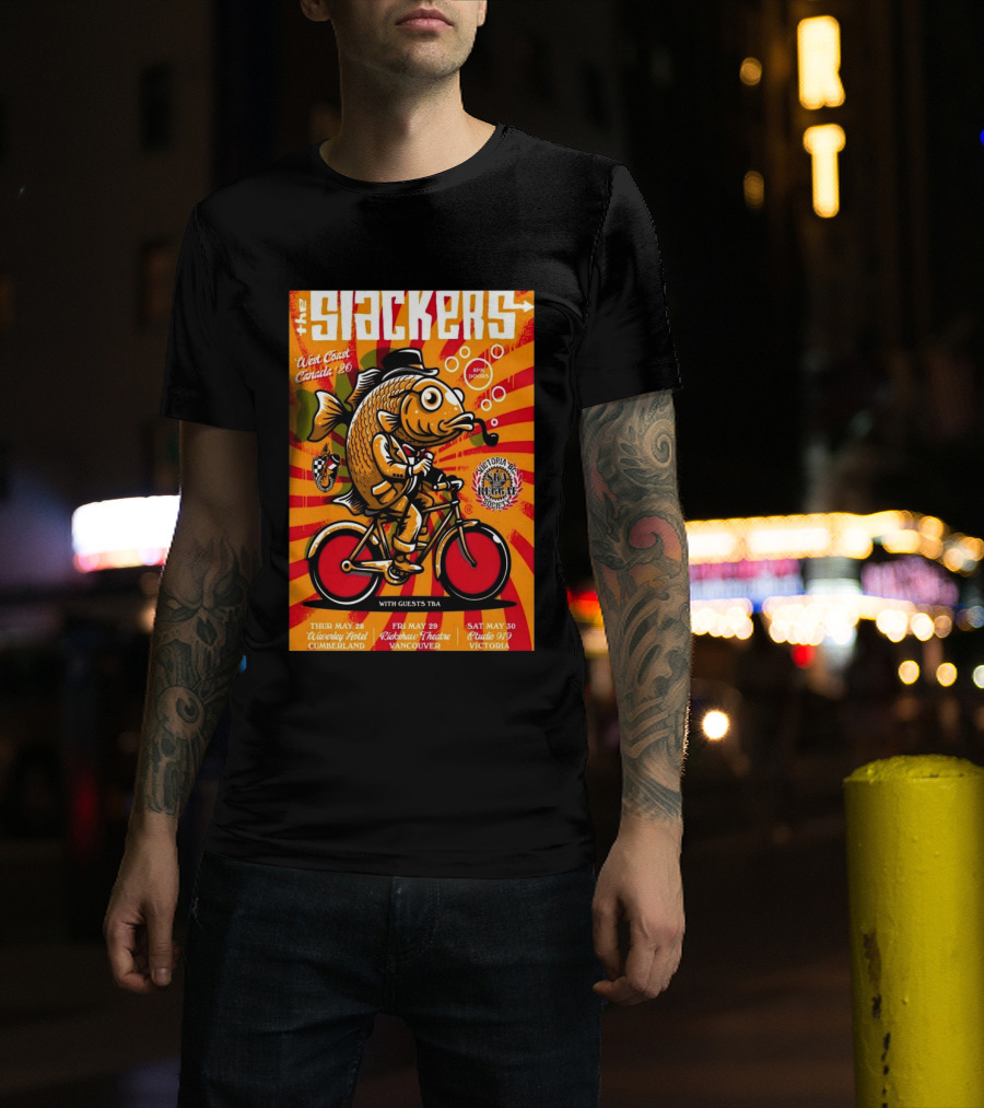 The Slackers West Coast Canada Tour 2026 Victoria Ska And Reggae Society With Guests TBA T-Shirt