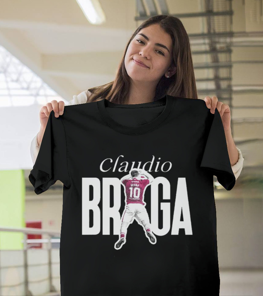 Cláudio Braga 10 Midlothian Football Club Player T-Shirt