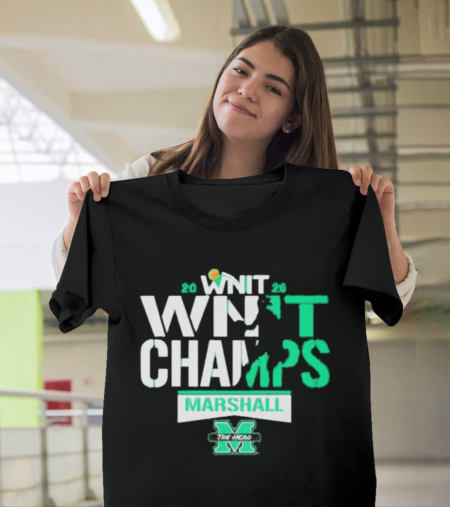 Marshall Thundering Herd 2026 WNIT Champs T-Shirt