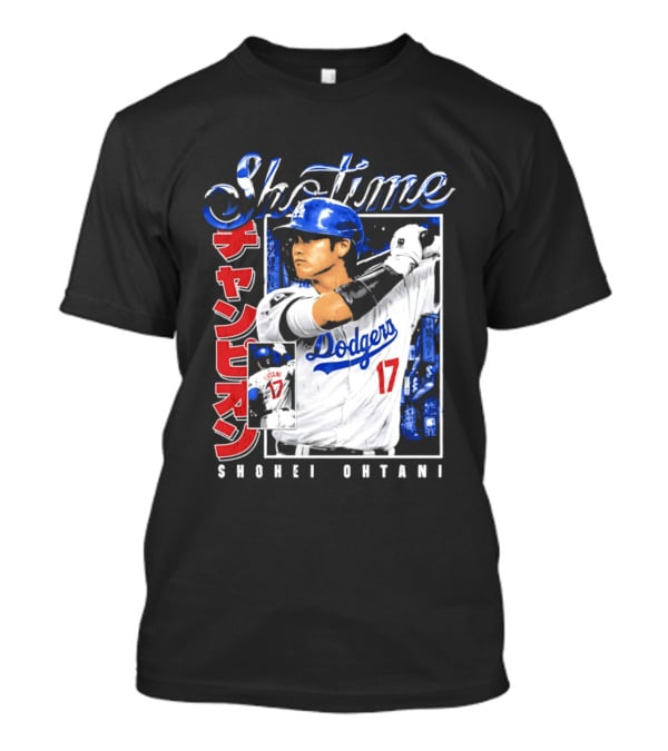 Showtime Shohei Ohtani Dodgers Champion 2026 T-Shirt