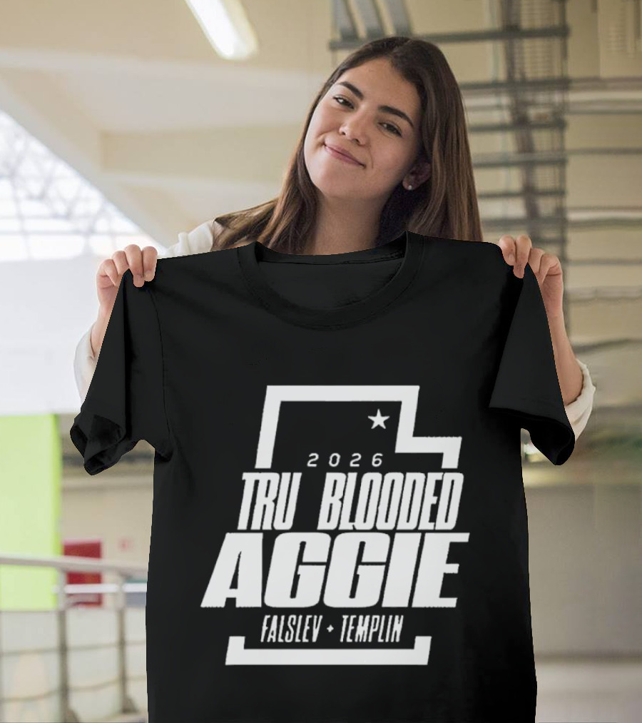 True Blooded Aggie Falslev Templin 2026 Utah Star T-Shirt
