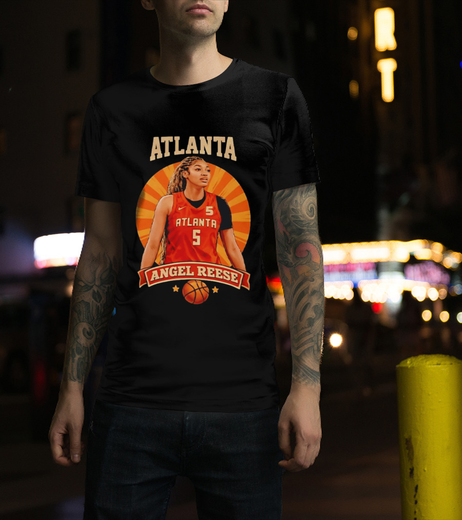 Atlanta Angel Reese Basketball T-Shirt