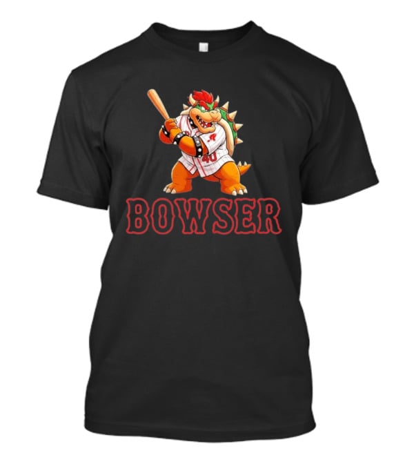 Willson Contreras Red Bowser Super Mario Baseball 40 T-Shirt