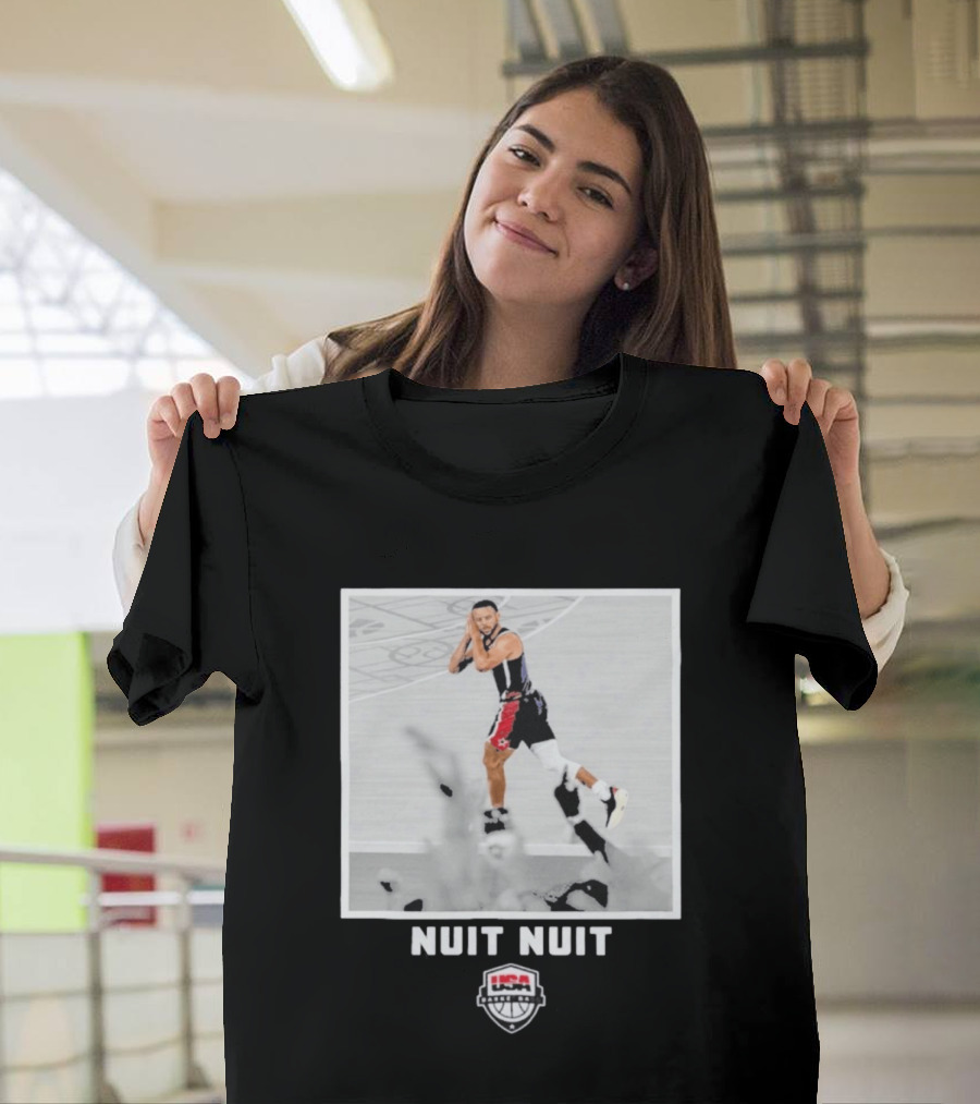 Stephen Curry Nuit Nuit USA Basketball Moments T-Shirt
