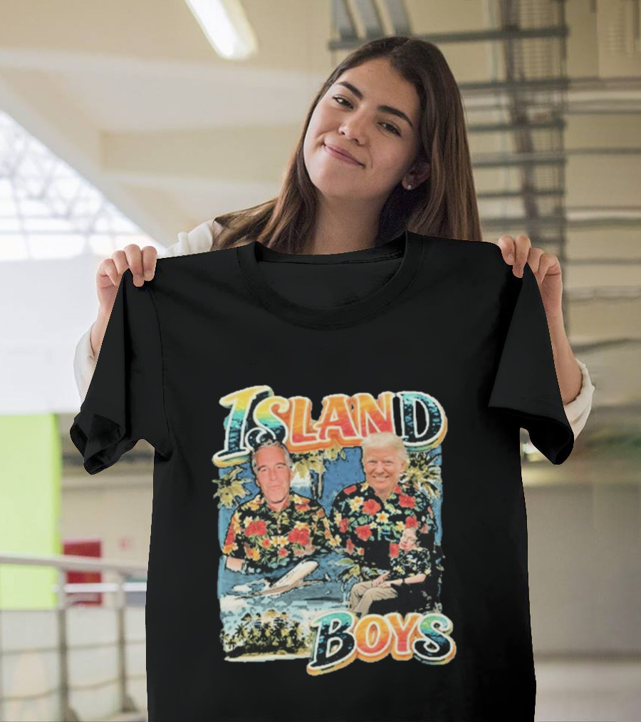 Island Boys Trump Epstein Hawking Hawaiian T-Shirt
