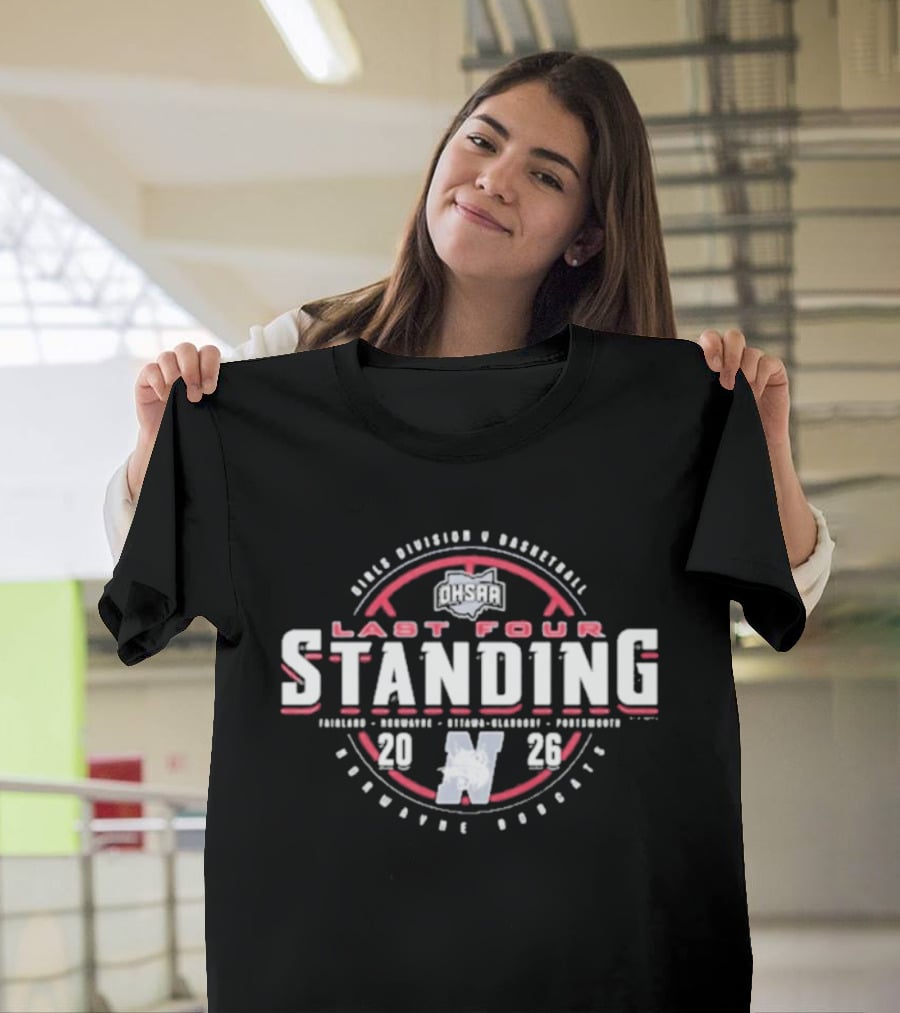 Norwayne Bobcats OHSAA Basketball Last Four Standing 2026 Playoffs T-Shirt