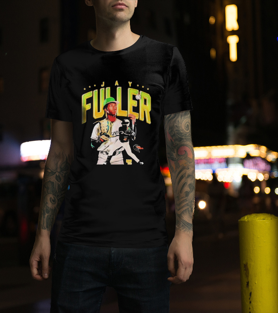 Jay Fuller UAB Baseball Player NCAA Collage With Catcher And Batter T-Shirt