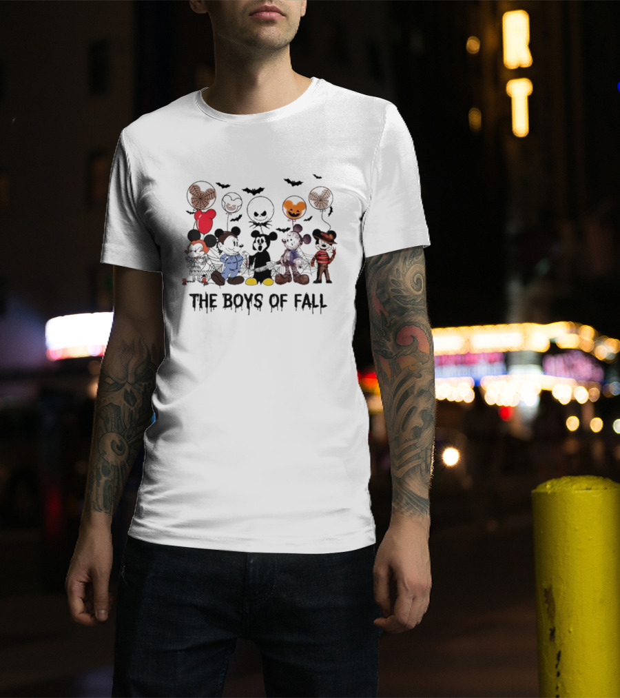 Mickey Mouse Walt Disney Halloween The Boys Of Fall 2024 T-Shirt