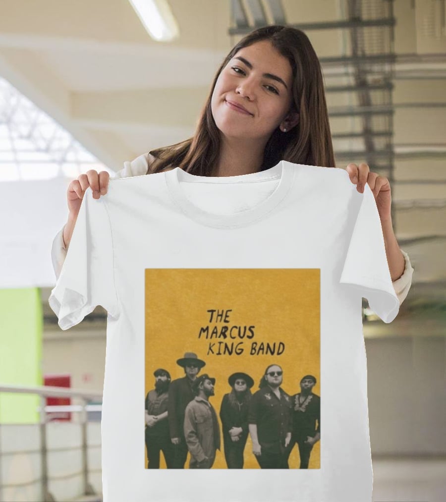 The Marcus King Band Vintage American Tour Group Photo T-Shirt