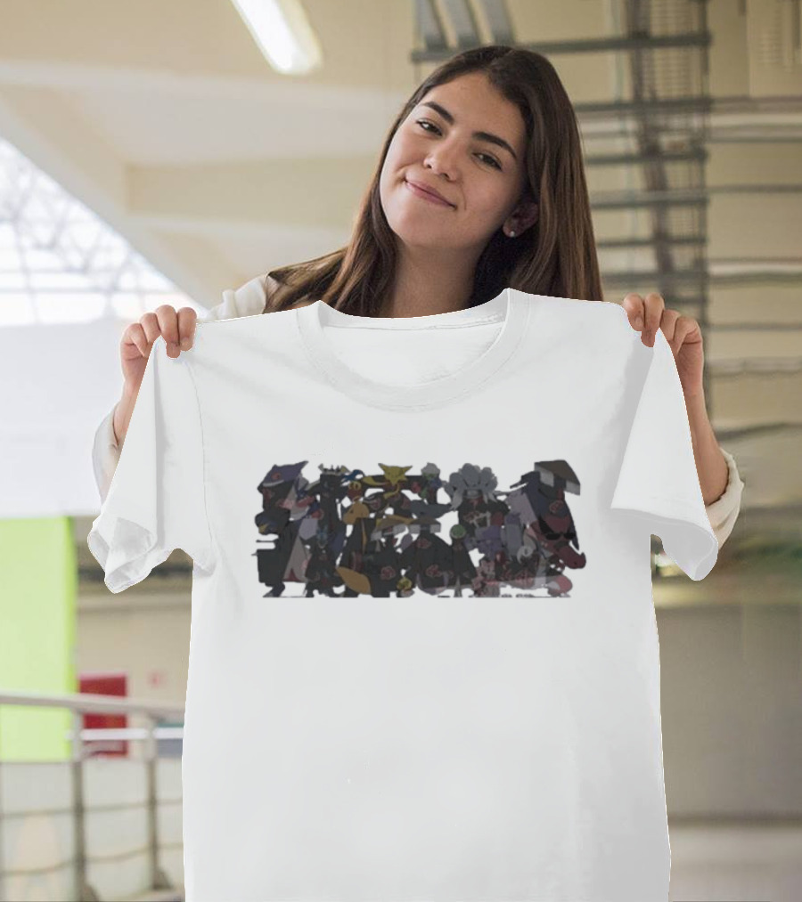 Akatsuki Members Naruto Anime Characters Collection T-Shirt