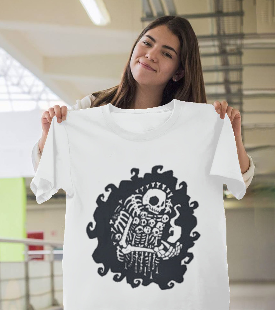 First Of The Dead Celestigail Intricate Skeleton Monster T-Shirt