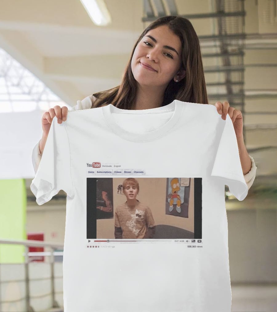 Justin Bieber Coachella 2026 Festival Indio California YouTube Bart Simpson T-Shirt