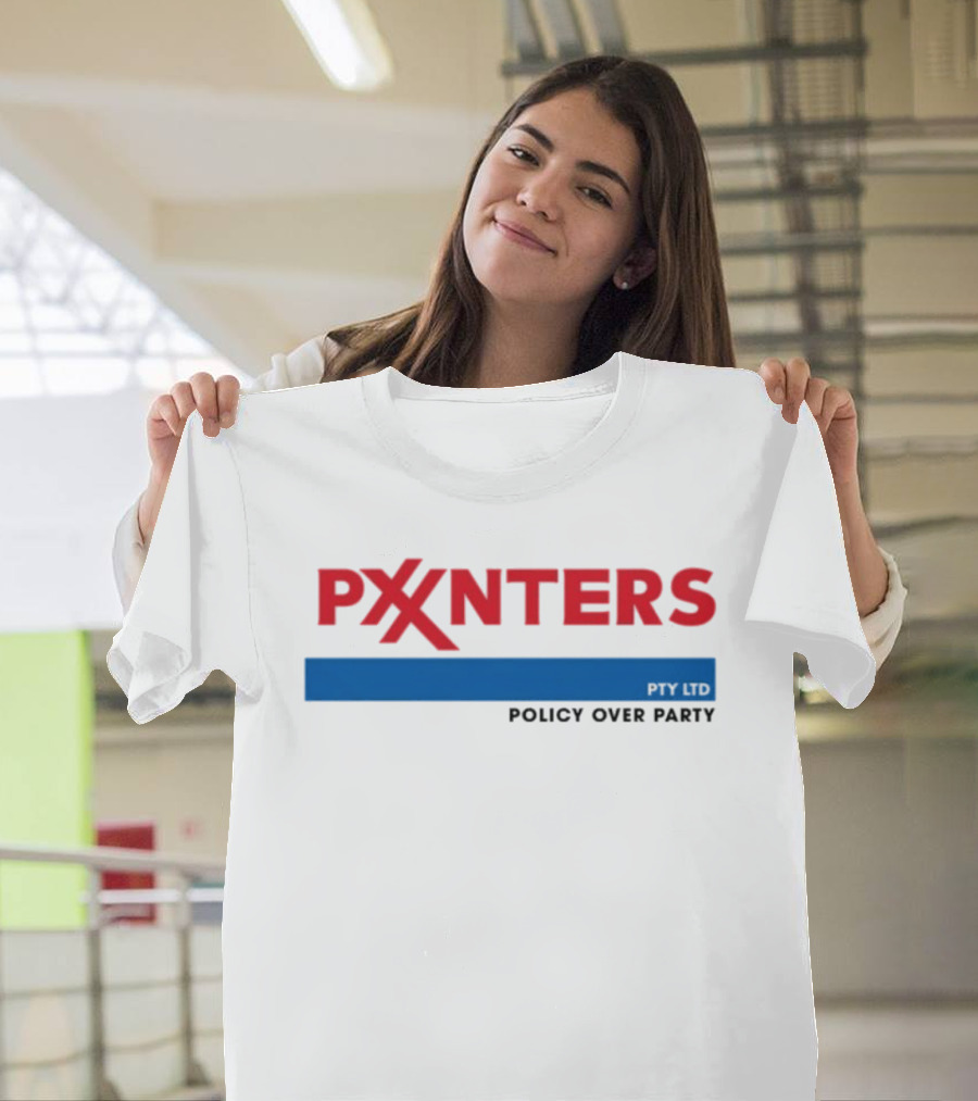 PXXNTERS Policy Over Party Politics T-Shirt