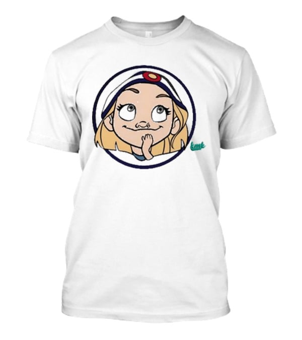 Kallmekris Riley Cartoon Character With Hat T-Shirt