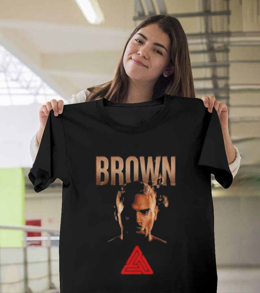 Chris Brown 2026 R&B Tour Promo With Geometric T-Shirt