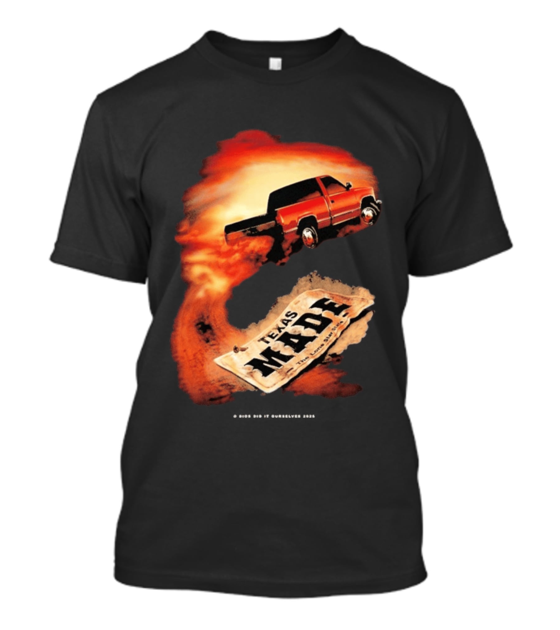 Dios Did It Ourselves Texas Made Truck Puro Texas T-Shirt