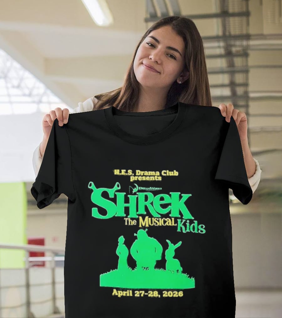 HHS Drama Club Presents Shrek The Musical Kids August 3rd 5th 2023 T-Shirt