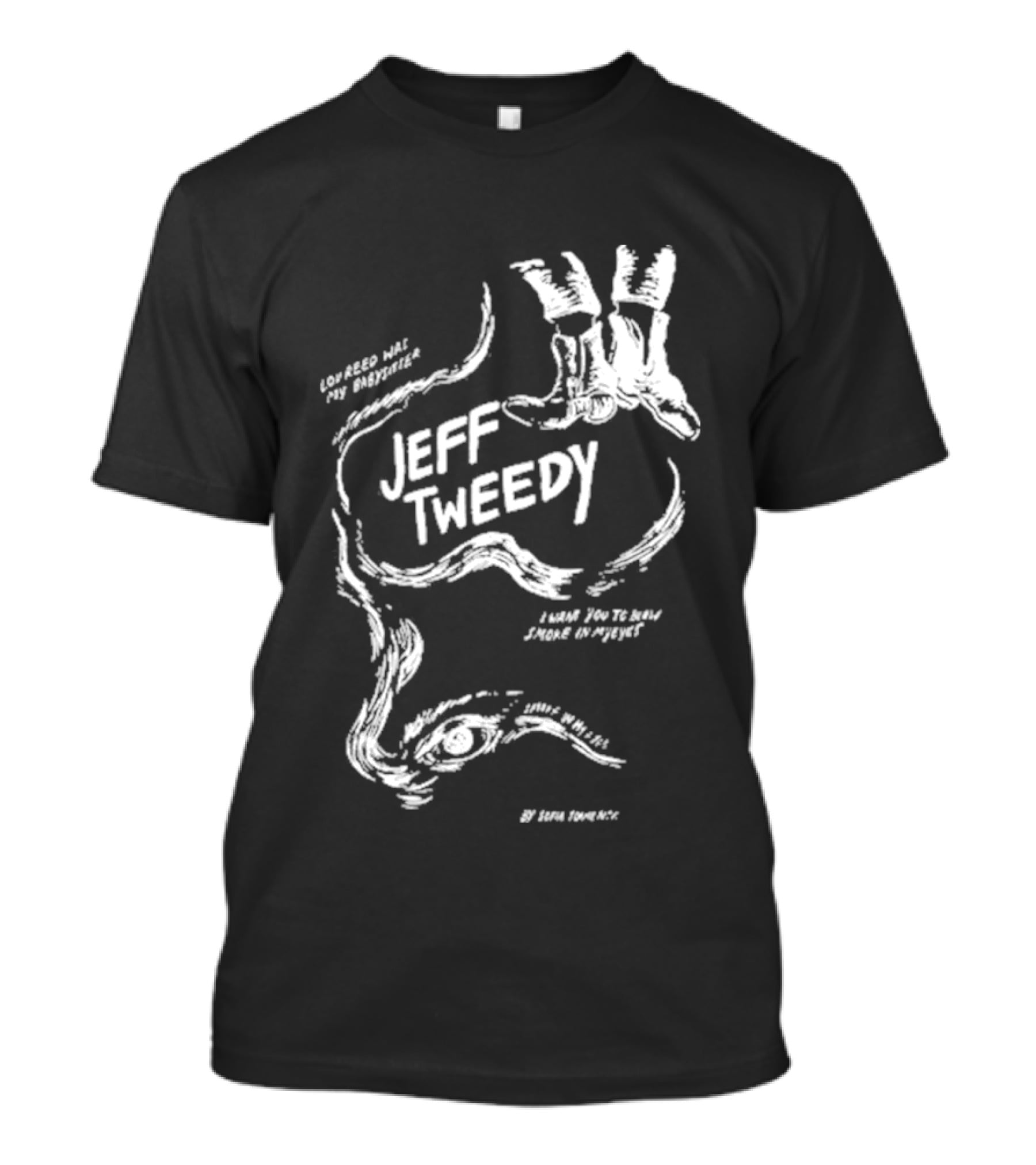 Jeff Tweedy Lou Reed Was My Babysitter Hand T-Shirt