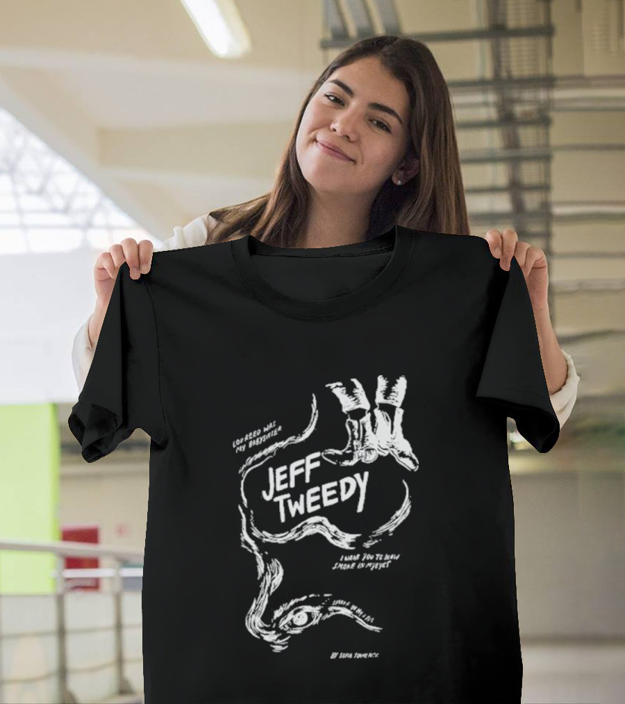 Jeff Tweedy Lou Reed Was My Babysitter Hand T-Shirt