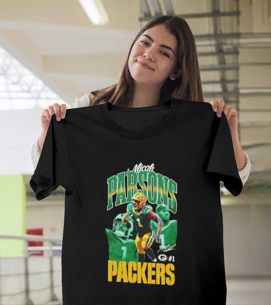 Micah Parsons Green Bay Packers NFL Iconic 2023 #1 T-Shirt