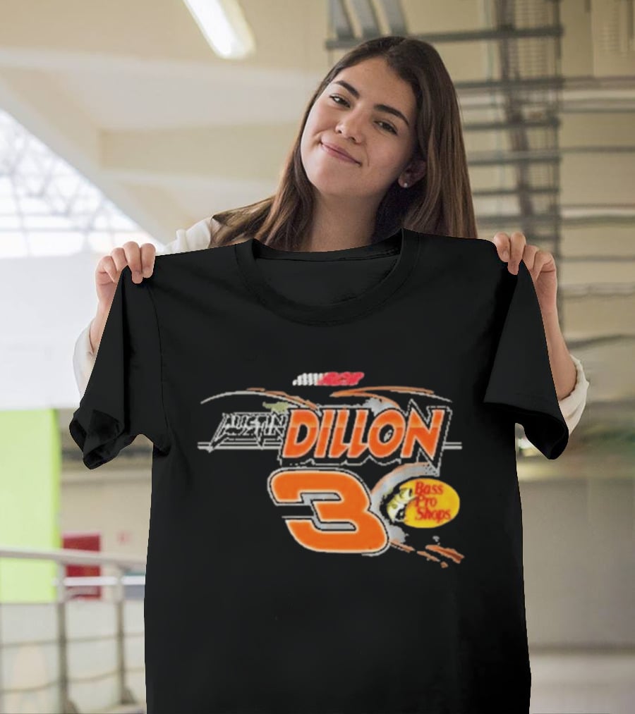 Austin Dillon 3 Bass Pro Shops 2026 Racing T-Shirt