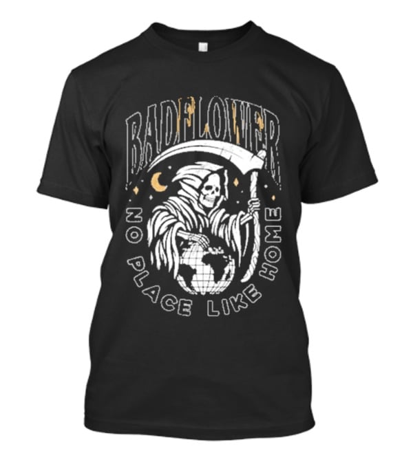 Badflower No Place Like Home Reaper Moon Scythe Earth T-Shirt