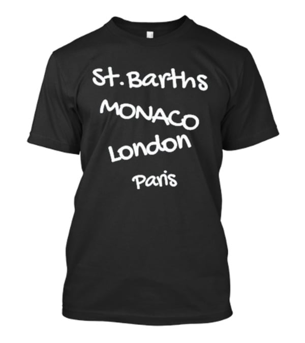 St. Barths Monaco London Paris Fashion Destination Collection T-Shirt