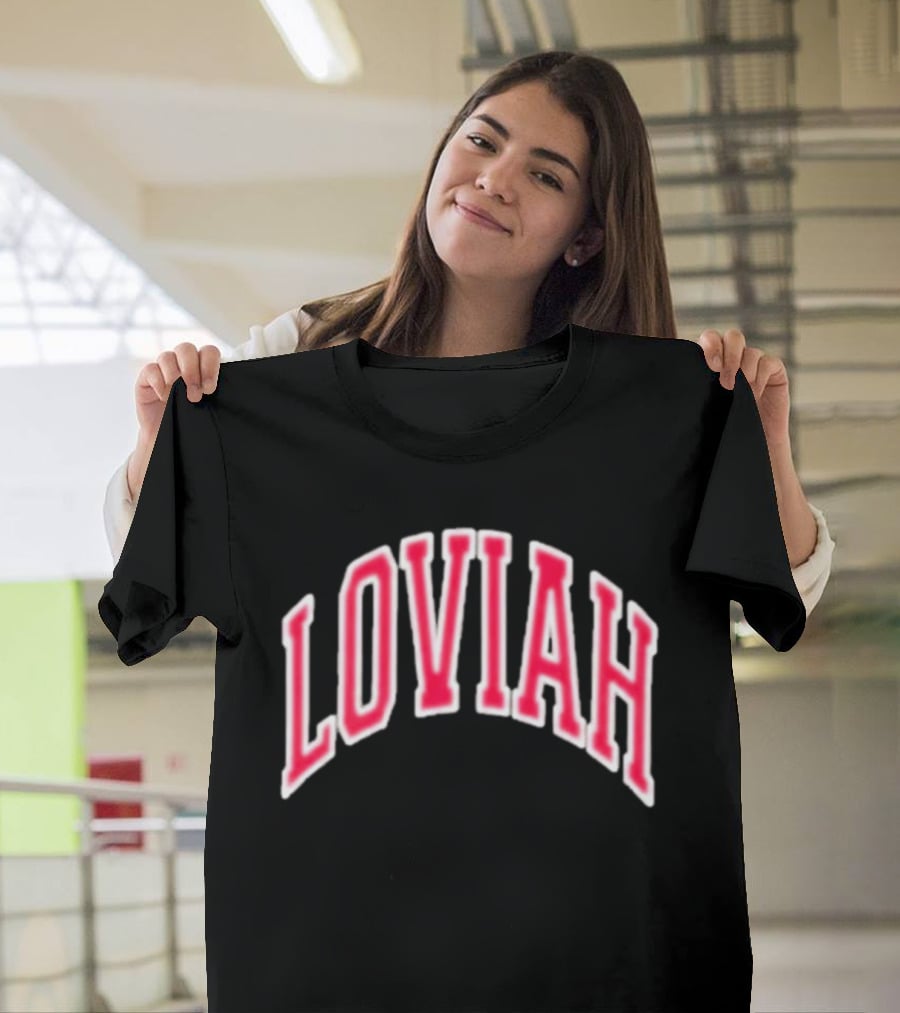 Empire Loviah Team Bold Red Arch Lettering T-Shirt