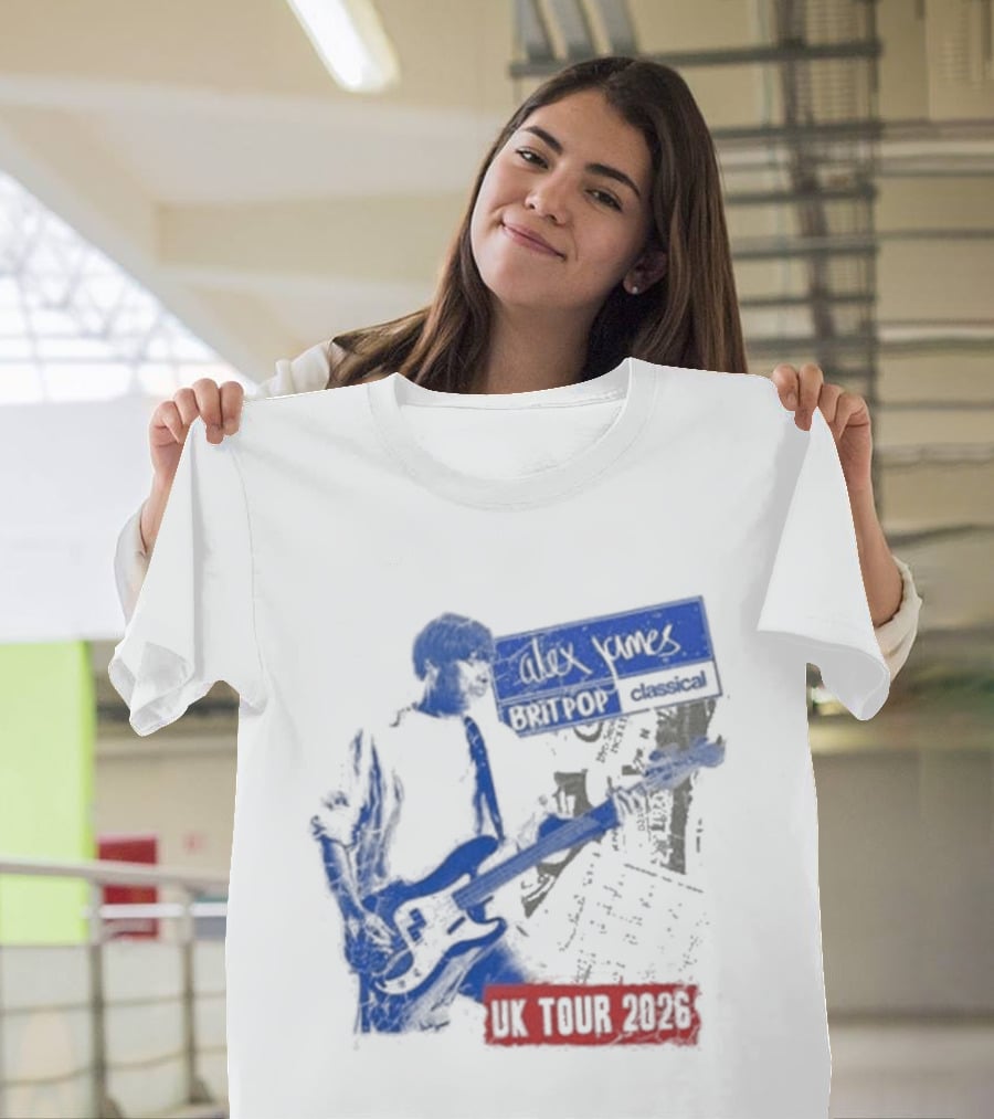 Alex James Britpop Classical UK Tour 2026 T-Shirt