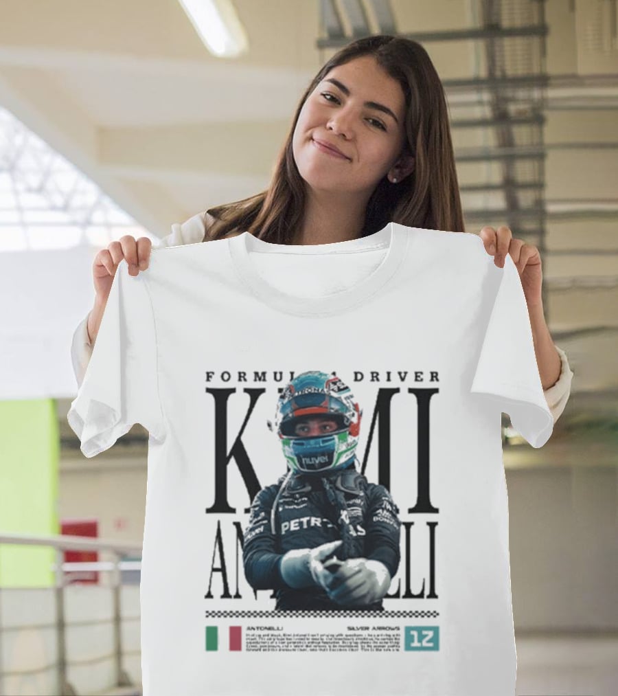 Formula 1 Driver Kimi Antonelli Petronas Racing 2026 T-Shirt