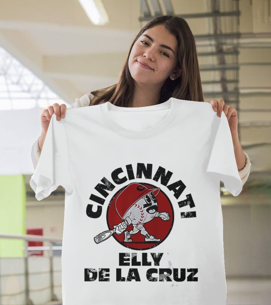 Cincinnati Reds Elly De La Cruz Baseball T-Shirt