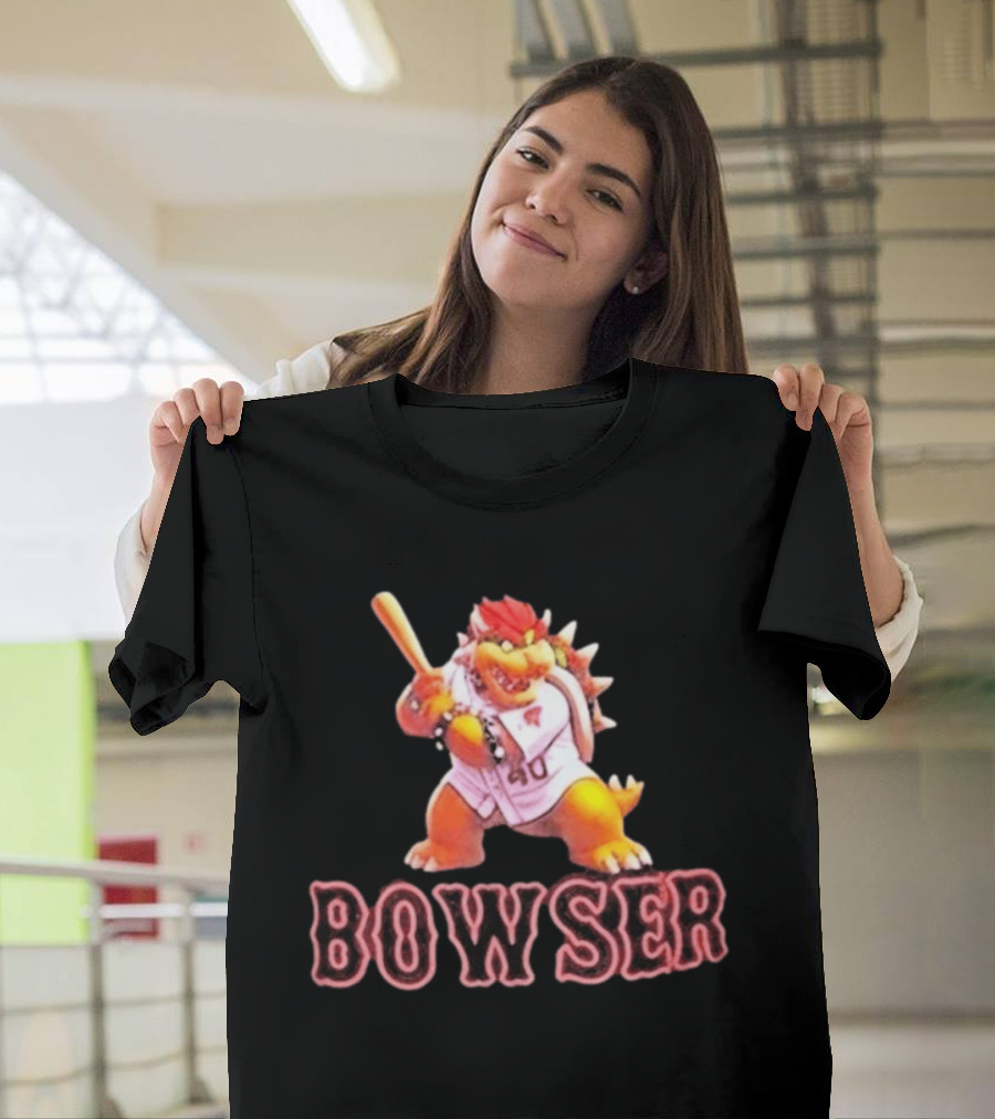 Bowser Baseball Character Caleb Durbin 40 T-Shirt