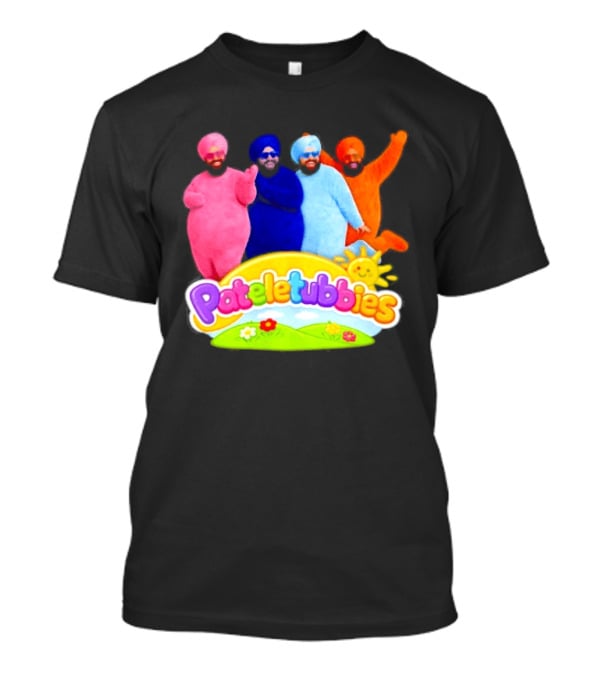 Pateletubbies Indian Characters With Colorful Outfits T-Shirt