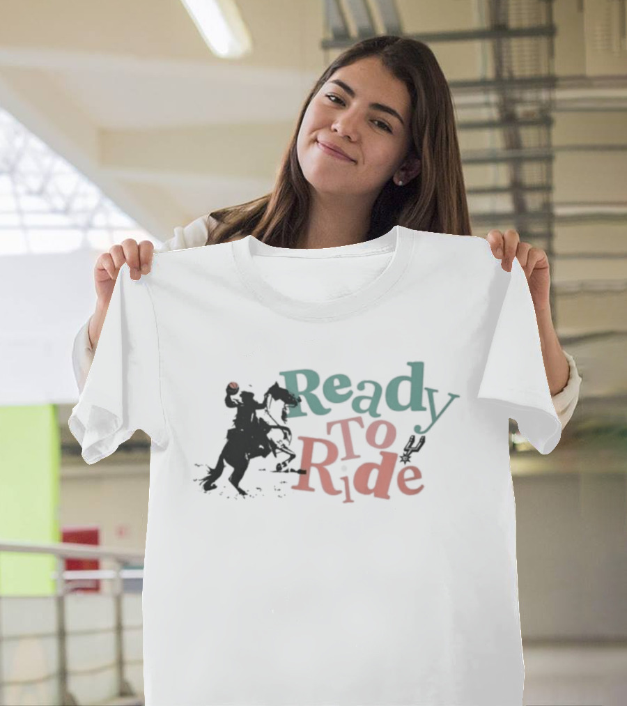 Ready To Ride Cowboy T-Shirt