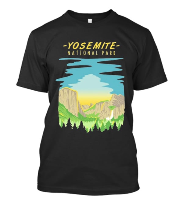 Yosemite National Park Scenic Nature Vista T-Shirt