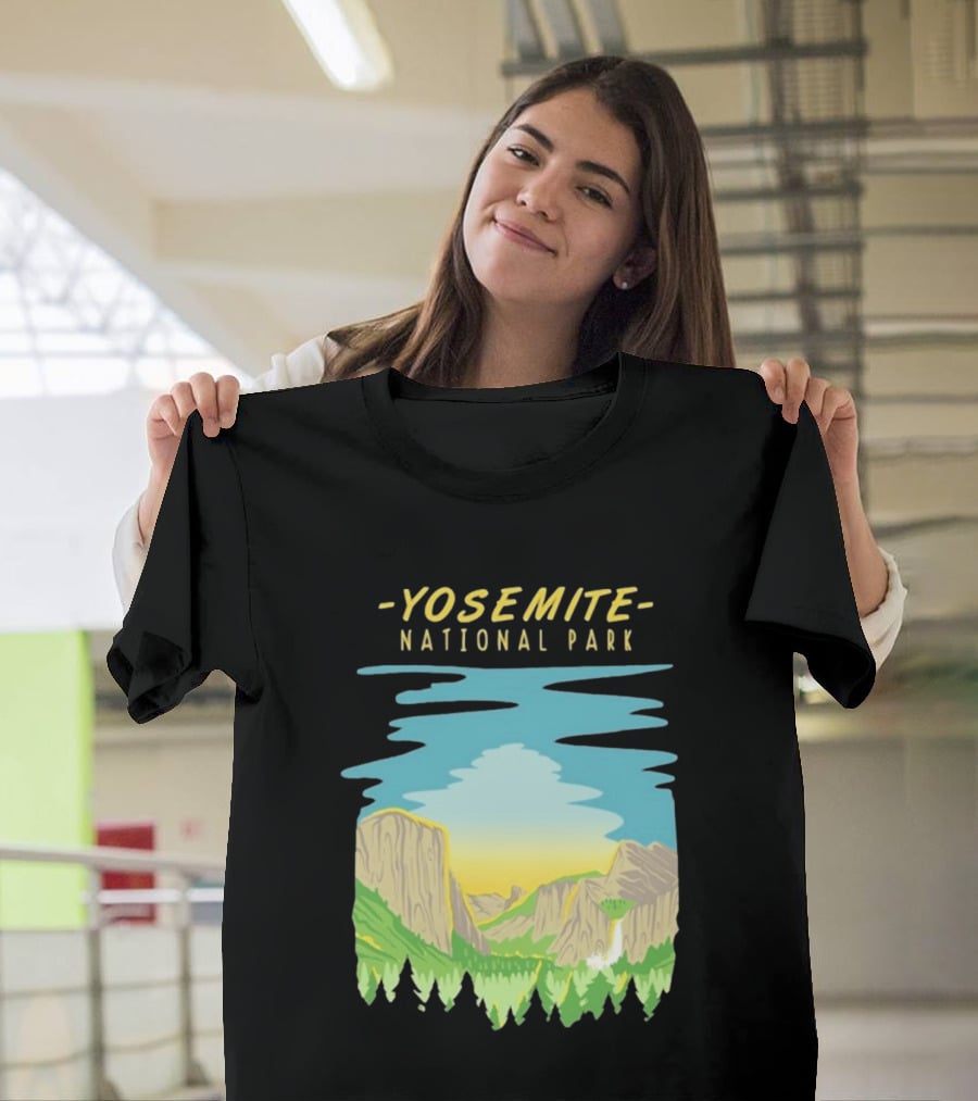 Yosemite National Park Scenic Nature Vista T-Shirt