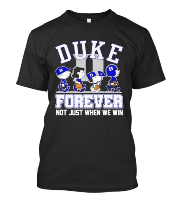 Duke Peanuts Abbey Road Forever Not Just When We Win 2026 T-Shirt