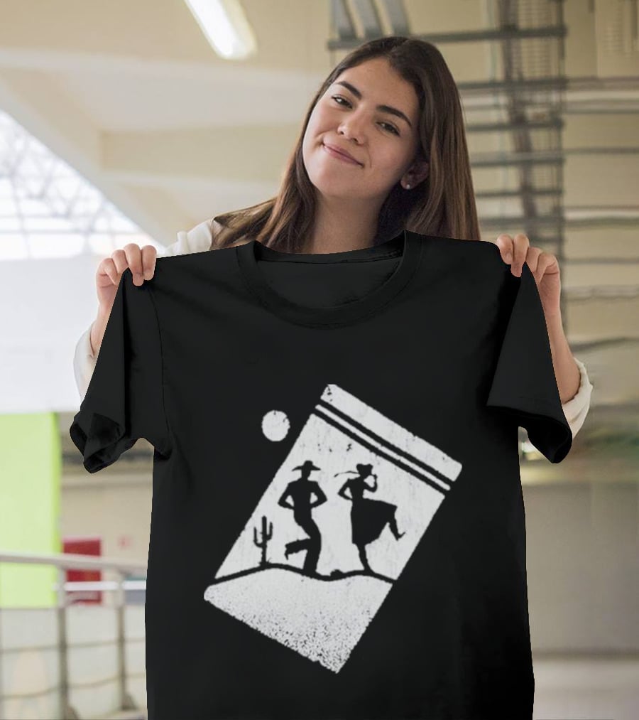 Paul Cauthen Cocaine Country Dancing Silhouette Cowboys Western T-Shirt