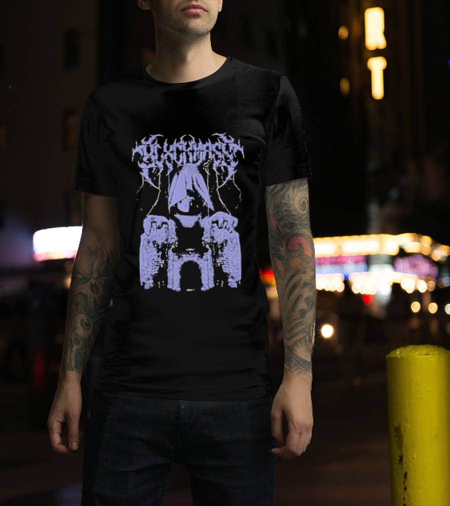 Blxckmass Necromancer Oversized Gothic Spellbinding Aesthetic T-Shirt