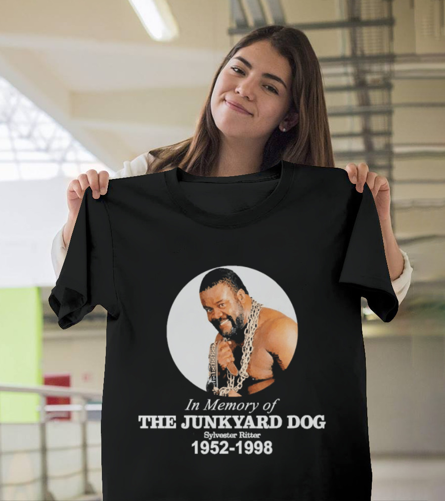 WWE In Memory Of The Junkyard Dog Sylvester Ritter 1952 1998 T-Shirt